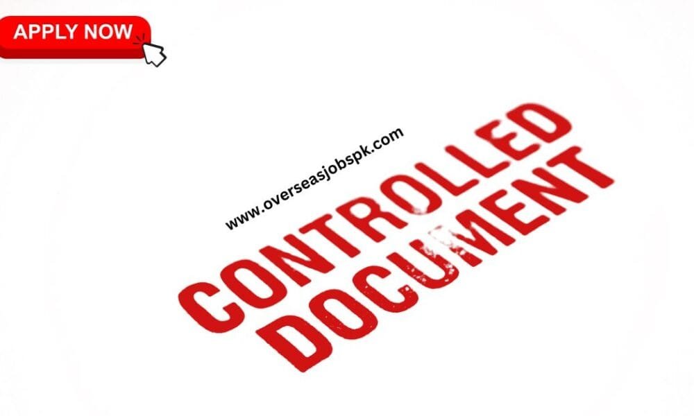 Documents Controller Required in Sharjah – UAE Documents Controller Required in Sharjah